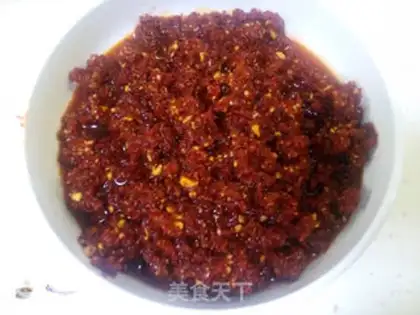 Make Spicy red oil step 7
