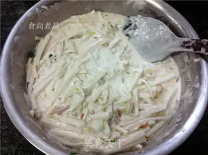 Make Cracker radish cake step 12
