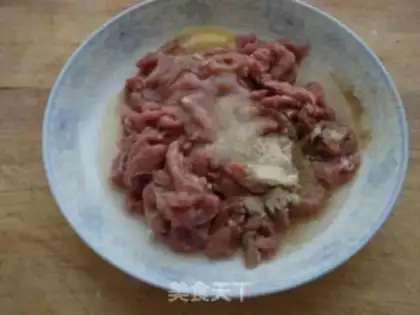 Make Pepper beef step 1