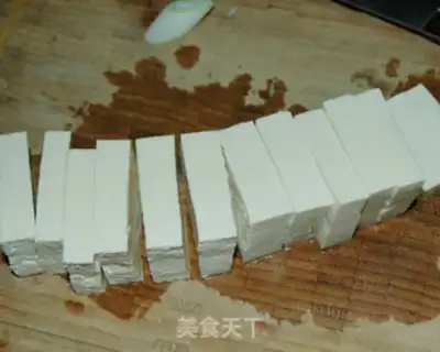 Make Tofu with mushrooms step 1