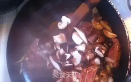 Make Frozen mushrooms and chickens step 7