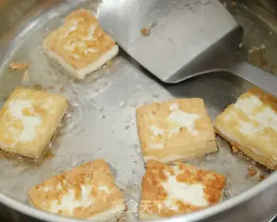 Make Tofu with mushrooms step 3