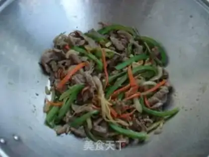 Make Pepper beef step 8
