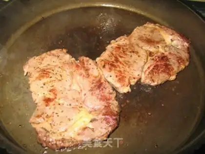 Make Black pepper steak step 7