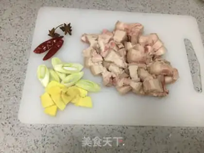 Make Dry red meat step 1