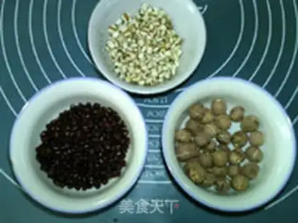 Make Red bean rice porridge step 0