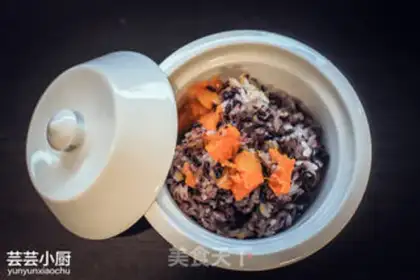 Make Pumpkin rice step 3