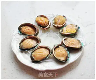 Make Garlic fans steam abalone step 2