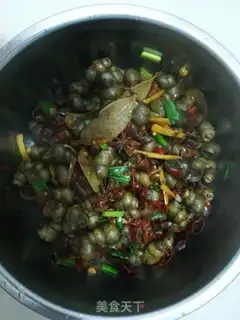 Make Spicy snails step 7