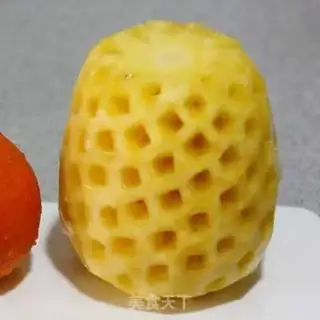 Make Pineapple fruit porridge step 1