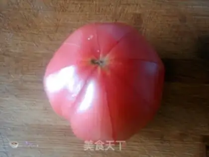 Make Tomato fried eggs step 1