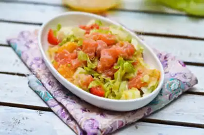 Make Sydney salmon salad step 8