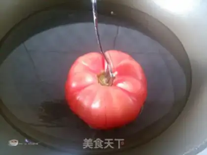 Make Tomato fried eggs step 2