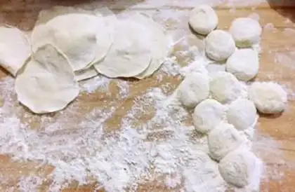 Make Birdfish dumplings step 8
