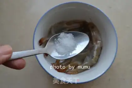 Make No garlic, no back shrimp step 2