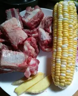 Make Corn steak soup step 0