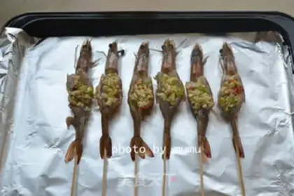 Make No garlic, no back shrimp step 8