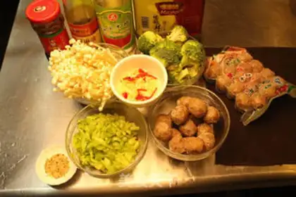 Make Beefball cold plate step 1