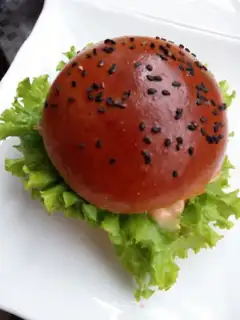 Make A salmon burger step 9