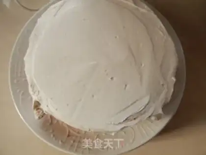 Make Chocolate cream cake step 16