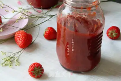 Make Bread machine homemade strawberry sauce step 11