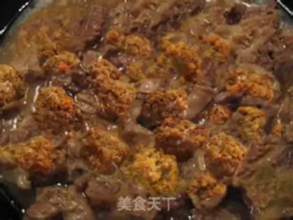 Make Potatoball beef step 2