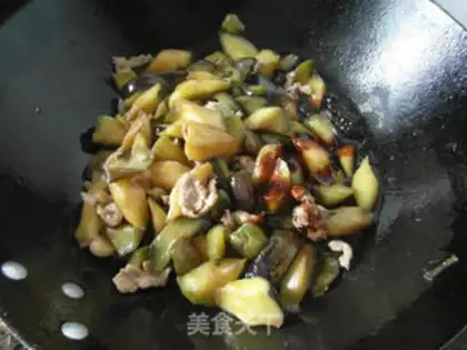 Make They burn eggplant all the time step 6