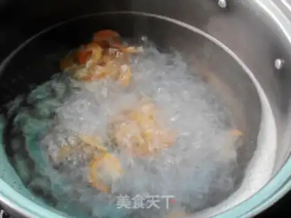 Make The fan shrimp celery soup step 4