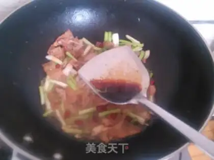 Make Onion fried meat step 6