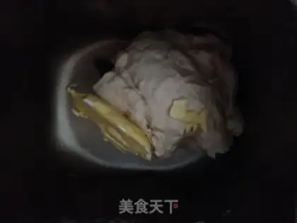 Make Chinese honey-bean toast step 3