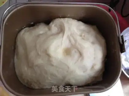 Make Chinese honey-bean toast step 5