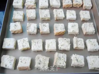Make Garlic butter toast brick step 4