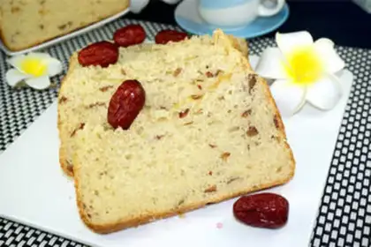 Make Red-tree sugar bread step 5