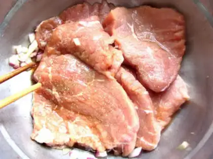 Make Black pepper salad steak step 2