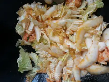Make Shrimp with cabbage step 8