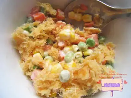 Make Corn salad bread step 5
