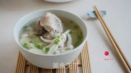 Make Crab-flavored mushroom butterbone soup step 7