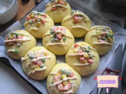Make Corn salad bread step 7