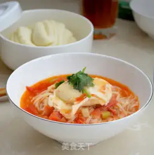 Make Tomato egg noodles step 7