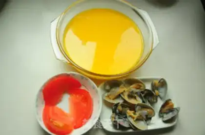 Make Tomato clams steam eggs step 6