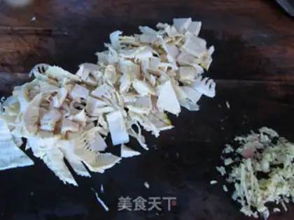Make Peach pea rice step 2