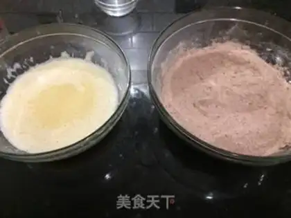 Make Chocolate banana cake step 4