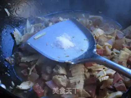 Make Peach pea rice step 6