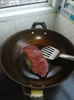 Make Black pepper steak step 4