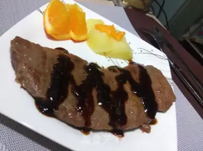 Make Black pepper steak step 5