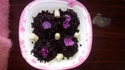 Make The purple rice pack step 0