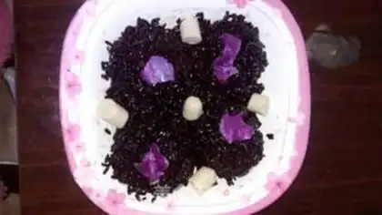 Make The purple rice pack step 2