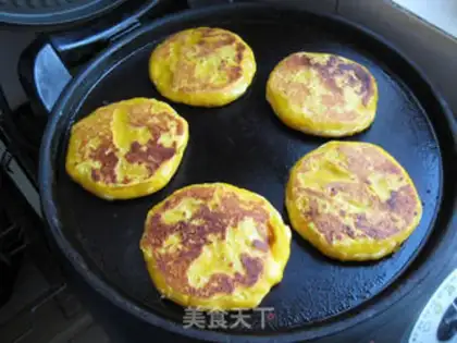 Make Pumpkin rice cake step 4