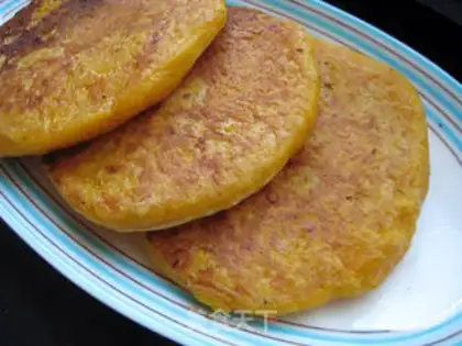Make Pumpkin rice cake step 6