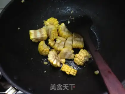 Make Garlic corn beef step 5